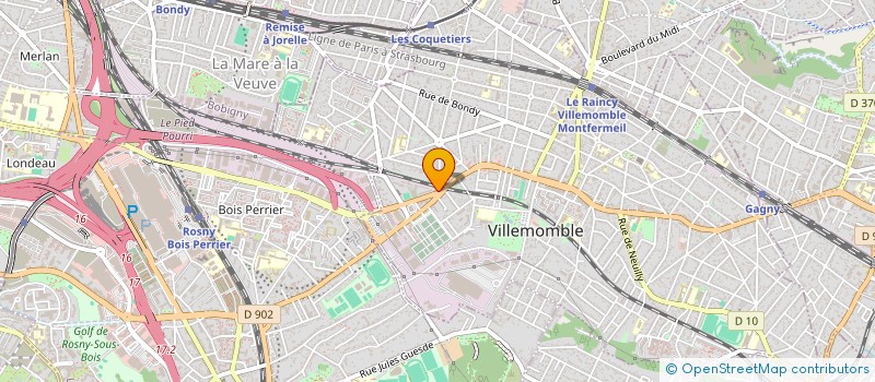 localisation de l'entreprise PROFILOFER à VILLEMOMBLE