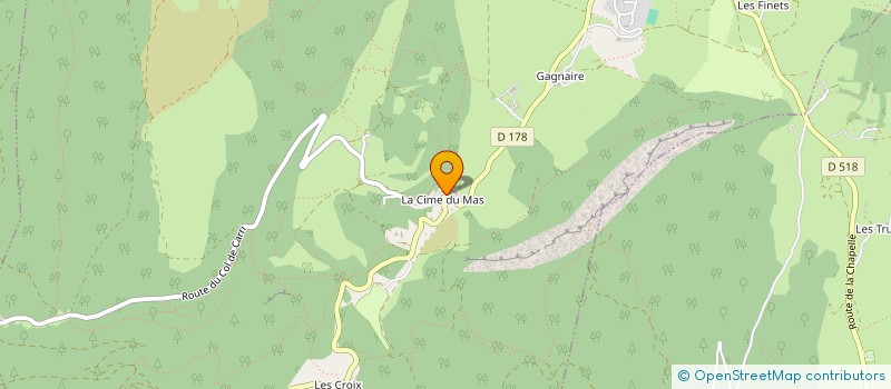 localisation de l'entreprise PROFILS COULEURS à LA CHAPELLE-EN-VERCORS