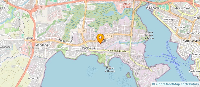 localisation de l'entreprise PROFILS INFOS DISTRIBUTION  BAIE-MAHAULT