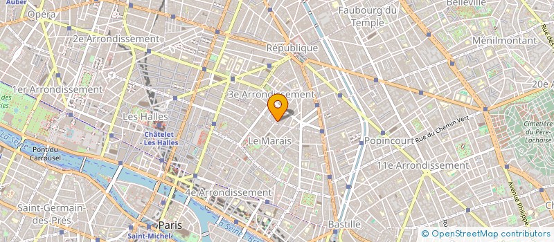 localisation de l'entreprise PROFILS PARIS à PARIS