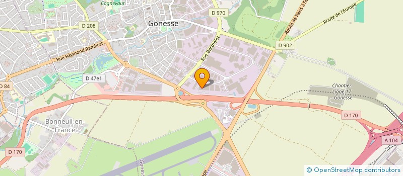 localisation de l'entreprise PROFILS TREIZE à GONESSE