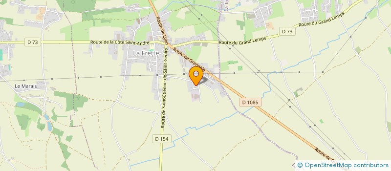 localisation de l'entreprise PROFILS TUBES TUYAUX  EN MATIERES TECHNIQUES  LA FRETTE