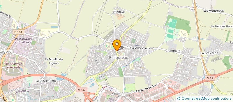 localisation de l'entreprise PROFILSUCCESS 17  SAINT-XANDRE