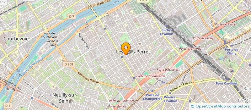 localisation de l'entreprise PROFILUM à LEVALLOIS-PERRET