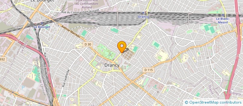 localisation de l'entreprise PROFILUX BAT à DRANCY