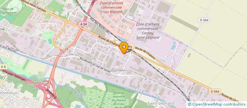 localisation de l'entreprise PROFIMARKET  REIMS