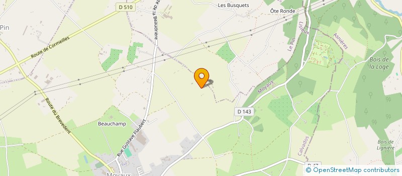 localisation de l'entreprise PROFIN à CAEN