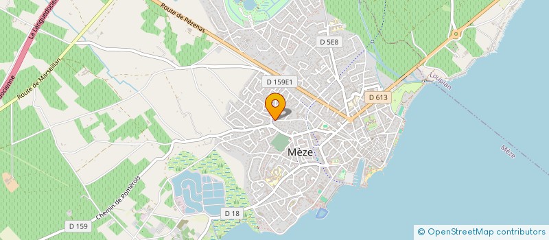 localisation de l'entreprise PROFINANCE à MEZE