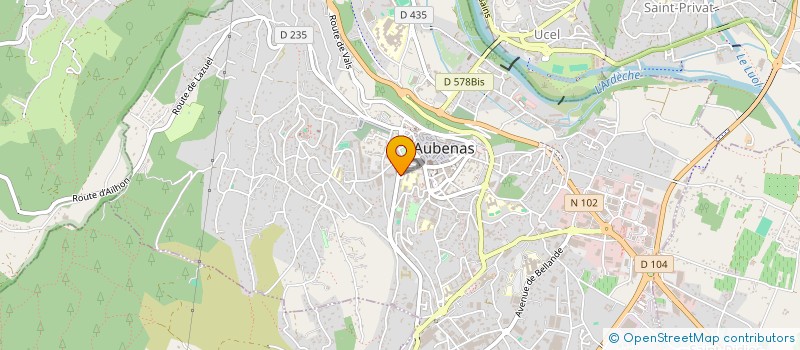 localisation de l'entreprise PROFINASSUR à AUBENAS