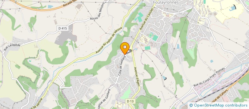 localisation de l'entreprise PROFINE à FOULAYRONNES