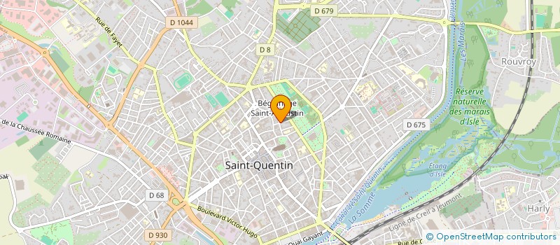 localisation de l'entreprise PROFISE à SAINT-QUENTIN