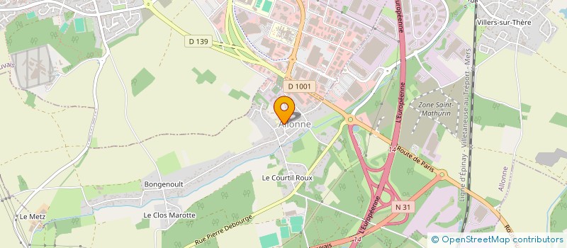 localisation de l'entreprise PROFIT CLEAN  ALLONNE