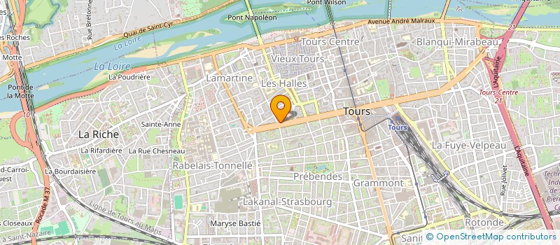 localisation de l'entreprise PROFIT IZEMMOUR BENOIST HOLLESTELLE  TOURS