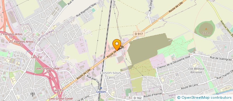 localisation de l'entreprise PROFIT OCCAS' à LOISON-SOUS-LENS