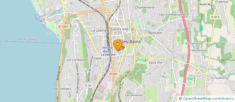 localisation de l'entreprise PROFITDEV à AIX-LES-BAINS