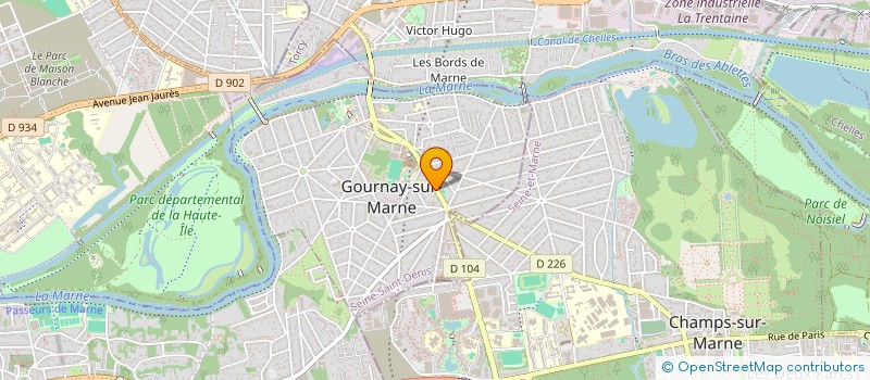 localisation de l'entreprise PROFITE2LAVIE  GOURNAY-SUR-MARNE