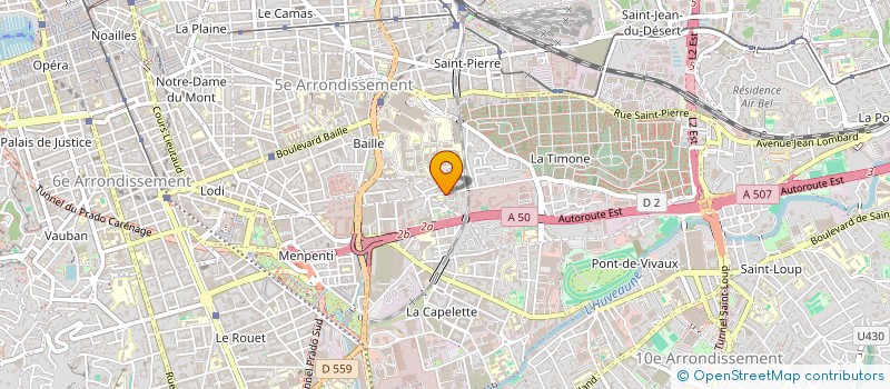 localisation de l'entreprise PROFIX FRANCE à MARSEILLE