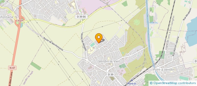 localisation de l'entreprise PROFLEX SERVICES  VENDIN-LE-VIEIL