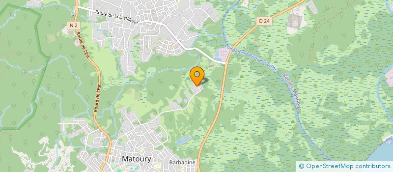 localisation de l'entreprise PROFLOREST  MATOURY