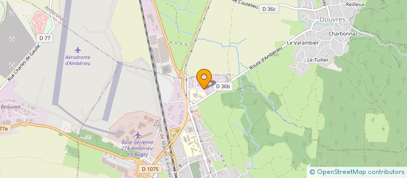 localisation de l'entreprise PROFLS  AMBERIEU-EN-BUGEY