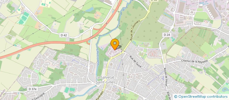 localisation de l'entreprise PROFLUIDE AQUITAINE  LA SALVETAT-SAINT-GILLES