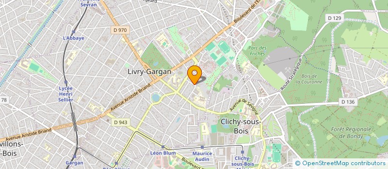 localisation de l'entreprise PROFLUIDES à LIVRY-GARGAN