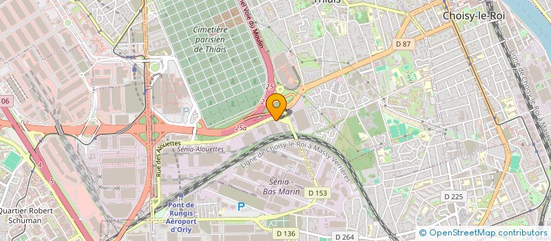 localisation de l'entreprise PROFOOD  THIAIS