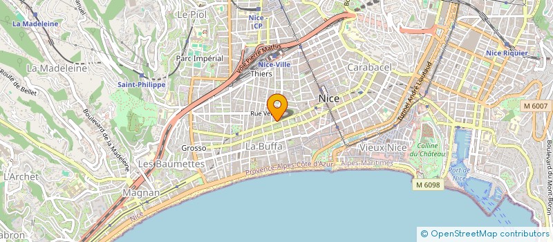 localisation de l'entreprise PROFOOTEO  NICE