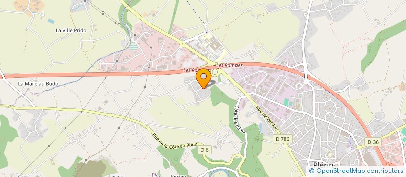 localisation de l'entreprise PROFOR à PLERIN