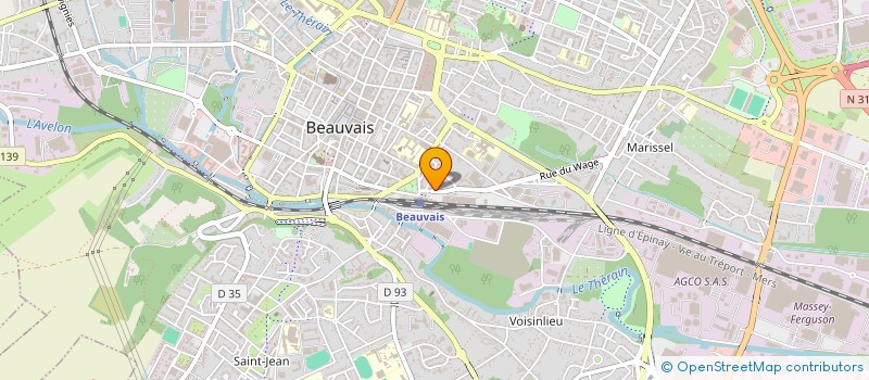 localisation de l'entreprise PROFORMA 60 à BEAUVAIS