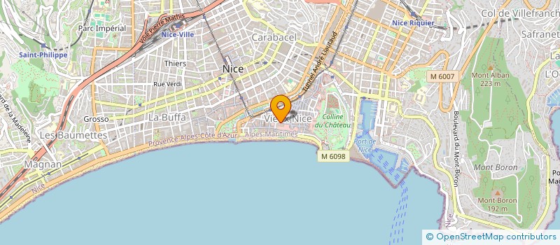 localisation de l'entreprise PROFORMALITES à NICE