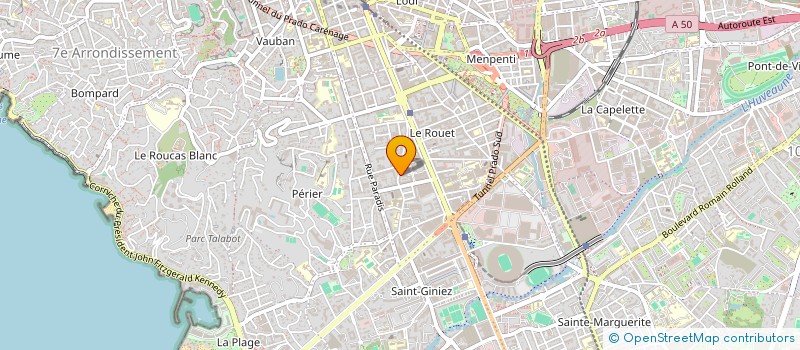 localisation de l'entreprise PROFORMATION+  MARSEILLE