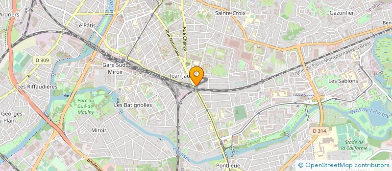 localisation de l'entreprise PROFS ET SERVICES L'AGENCE à LE MANS