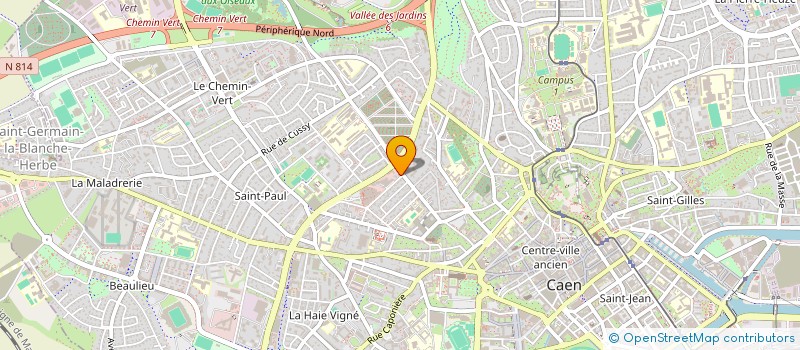 localisation de l'entreprise PROFUSIO  CAEN