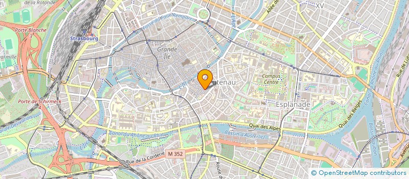 localisation de l'entreprise PROFUSION ARTISTIQUE à STRASBOURG