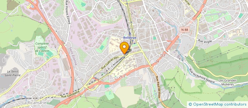 localisation de l'entreprise PROFUSION GROUP  SAINT-ETIENNE