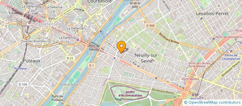 localisation de l'entreprise PROFUTURE à NEUILLY-SUR-SEINE