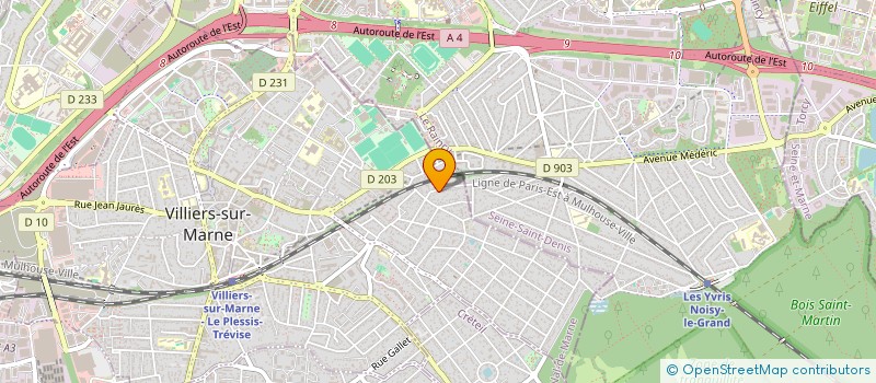 localisation de l'entreprise PROG  VILLIERS-SUR-MARNE