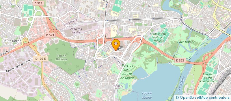 localisation de l'entreprise PROG à ANGERS