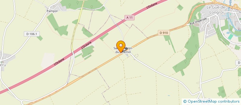 localisation de l'entreprise PROG ECHAFAUDAGE  LE GUE-DE-LONGROI