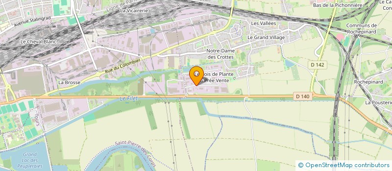 localisation de l'entreprise PROG EVENT  LA VILLE-AUX-DAMES