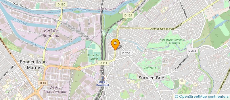 localisation de l'entreprise PROGAINE à SUCY-EN-BRIE