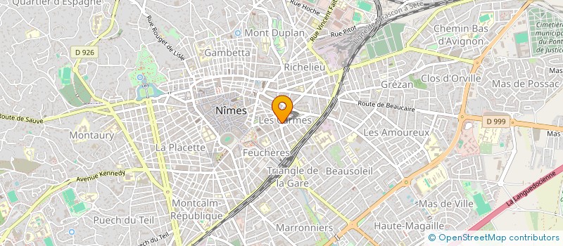 localisation de l'entreprise PROGAINES à NIMES
