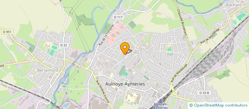 localisation de l'entreprise PROGAMING59  AULNOYE-AYMERIES