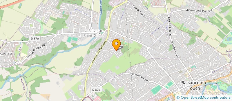 localisation de l'entreprise PROGEAL COURTAGE  LA SALVETAT-SAINT-GILLES