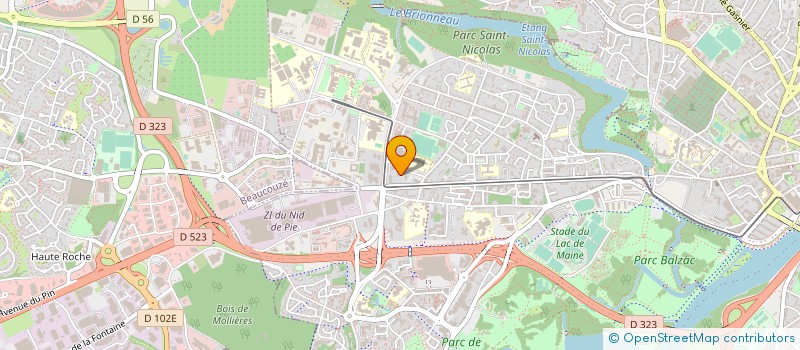 localisation de l'entreprise PROGEANT SECURITE à ANGERS