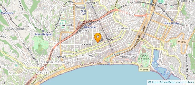 localisation de l'entreprise PROGEAT à NICE