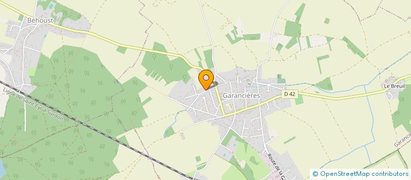 localisation de l'entreprise PROGECIA à GARANCIERES
