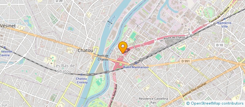 localisation de l'entreprise PROGEFI CONSULTANTS à RUEIL-MALMAISON