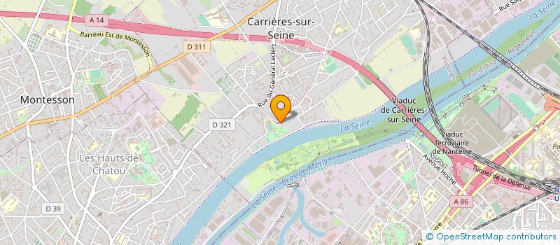 localisation de l'entreprise PROGELA INFORMATIQUE à CARRIERES-SUR-SEINE